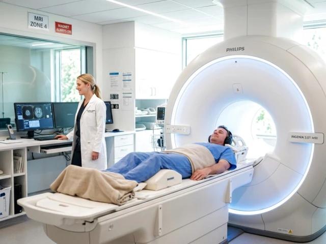 3T MRI machine used for spine imaging